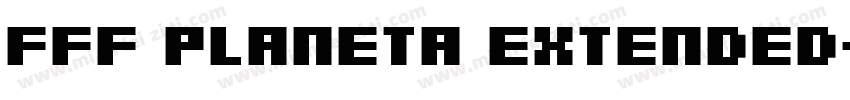 FFF Planeta Extended字体转换
